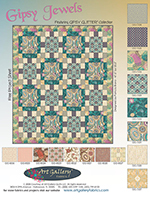 Gipsy Jewels Quilt by Pat Bravo
